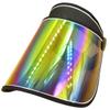Oidon Plastic Sun Visor UV Protection Hat Cap (Black) view 1