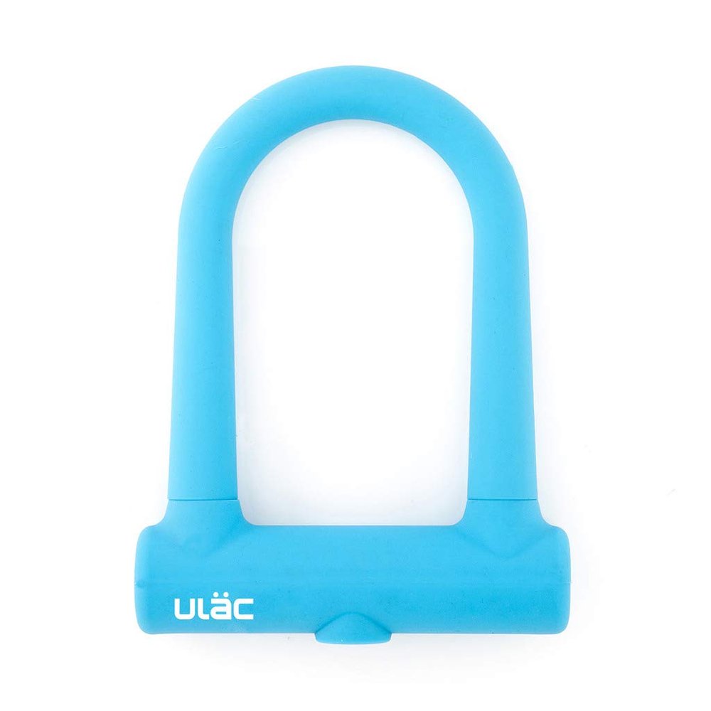 ULAC Brooklyn Featherweight Alloy Bike U-Lock, with Transportation Bracket System for Versatile Carrying (Sky)