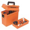 Plano Synergy, Inc. Storage Box w/Tray, Orange, 17x13x10 view 1