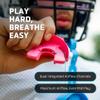 Vettex Doubleguard Mouthguard with Lip Protection - Adult, Aqua view 3