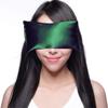 Lavender Eye Pillow - Hot Cold Weighted Eye Pillows for Relaxation, Sleep, Stress, Migraine Relief, Yoga - Aromatherapy Gifts for Women, Birthday, Teachers, Made in USA by Happy Wraps - Emerald view 2