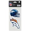 Denver Broncos Diecut Decals 4x8 view 1