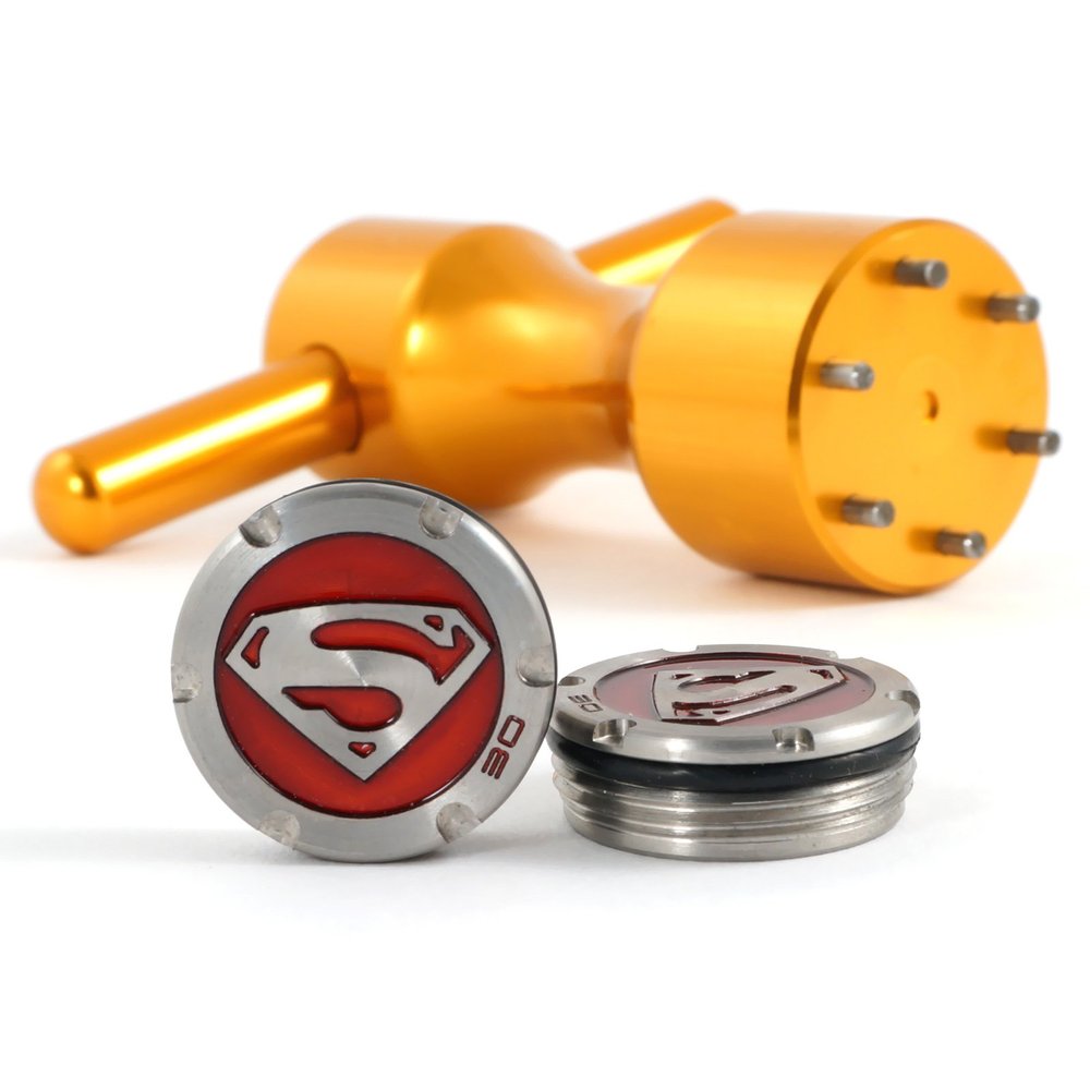 19th Hole Custom Shop 2 of 30g Deluxe Tour Style Red Weights for Scotty Cameron Putters with Wrench Tool (Gold)