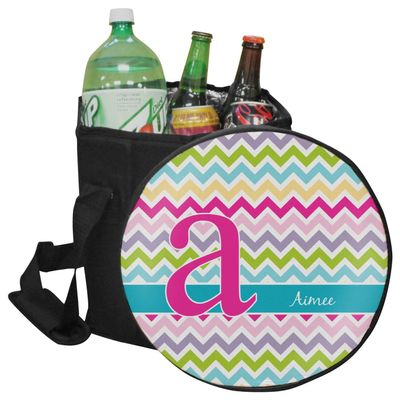 YouCustomizeIt Personalized Colorful Chevron Collapsible Cooler & Seat