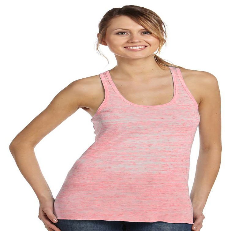 Bella Canvas Flowy Racerback Tank (B8800) Red Marble, S