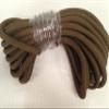 Yacht Braid Polyester Rope Brown 5/8 Inch by 50 Feet view 2