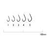 Gamakatsu 66019 Single Hook, Tournament, Chinu, No. 3, 12 Pieces, White view 2