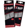 Elite Hockey Prolace Waxed Hockey Laces - SET of 2 Pairs (Silver Grey, 96") view 1