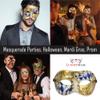 Masquerade Mask For Men - Antique Look Mask for Venetian Party, Masquerade Party, Mardi Gras, Prom, Halloween & Masquerade Ball - Blue/Gold (Half - Checkered) view 3