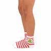 Christmas Holiday Novelty Little Kids Boys Girls Crew Socks 4-Pair (9-10 Years, Stripe Tree Snowman Candy Cane) view 3
