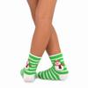 Christmas Holiday Novelty Little Kids Boys Girls Crew Socks 4-Pair (9-10 Years, Stripe Tree Snowman Candy Cane) view 4
