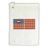 TOOLOUD American Bacon Flag Micro Terry Gromet Golf Towel 16" x 25" view 1