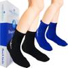 Nordic Essentials Beach Socks - Sand sports - Volleyball, Soccer, Snorkeling - Kids, Women, Men 1 Yr Warranty (4, Black + Blue, Small) view 1