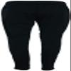 Augusta Sportswear Ladies Tapered Leg Pant S Black view 4