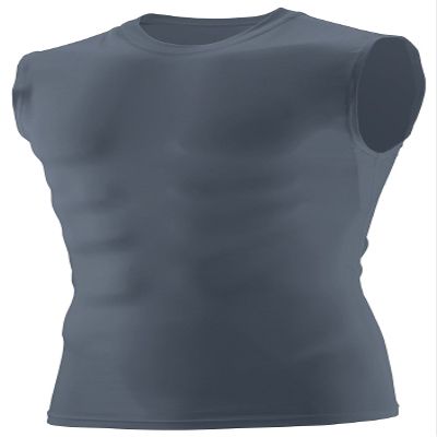 Augusta Sportswear Hyperform Sleeveless Compression Shirt XL Graphite