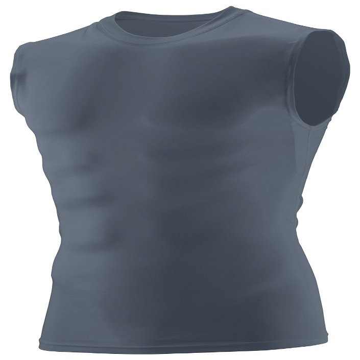 Augusta Sportswear Hyperform Sleeveless Compression Shirt XL Graphite
