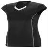 Augusta Sportswear Girls' Small 1219, Black/White view 1