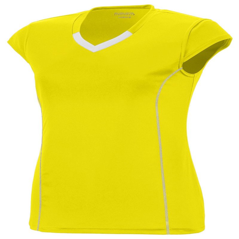 Augusta Sportswear Womens BLASH Jersey M Power Yellow/White
