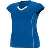 Augusta 1218A-Royal- White-S Ladies Blash Jersey Royal-White - Small view 1
