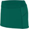 Augusta Sportswear Girls Femfit Skort L Dark Green/Graphite view 1