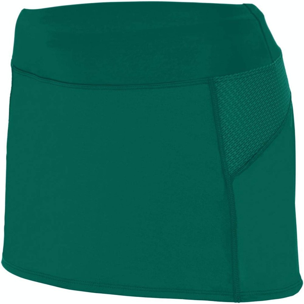 Augusta Sportswear Girls Femfit Skort S Dark Green/Graphite