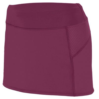 Augusta Sportswear Women's Femfit Skort L Maroon/Graphite