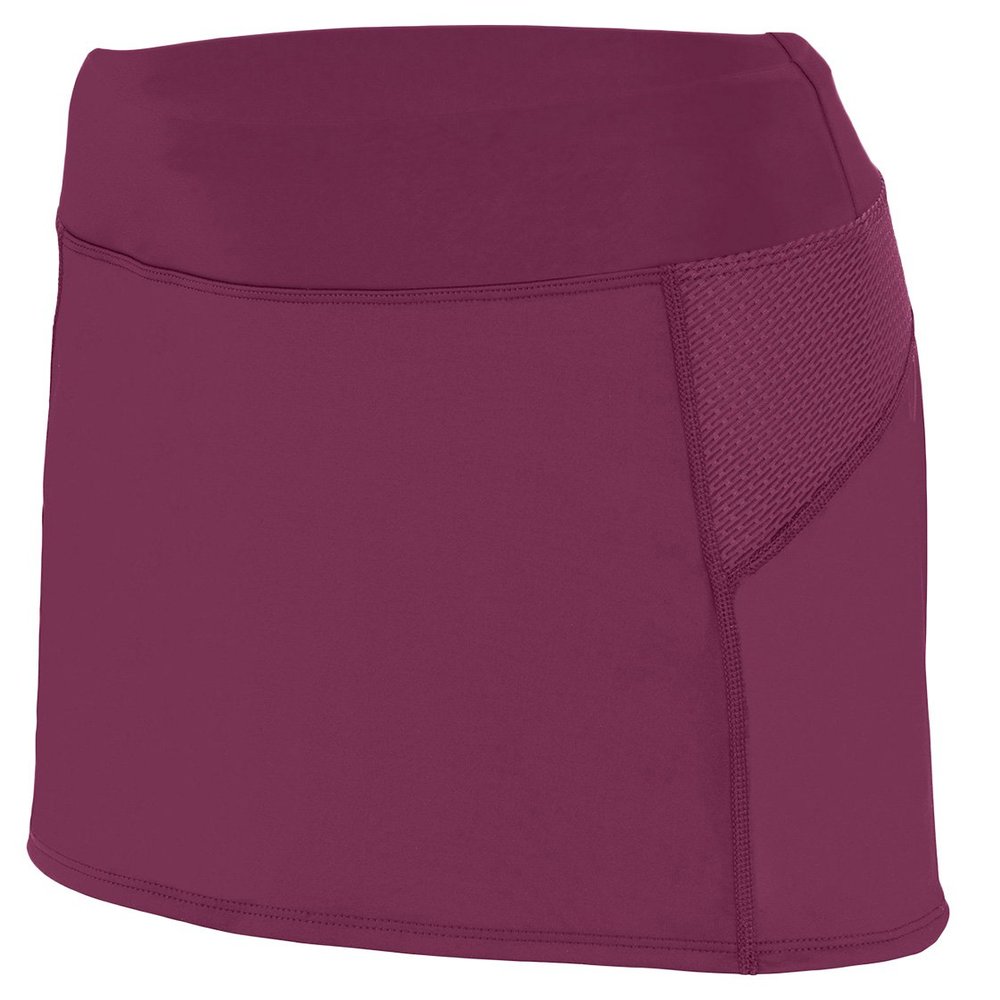 Augusta Sportswear Women's Femfit Skort L Maroon/Graphite