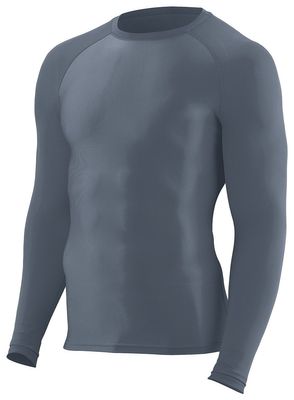 Augusta Sportswear Hyperform Compression Long Sleeve Shirt 3XL Graphite