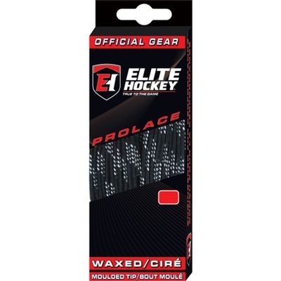 Elite Hockey Prolace Waxed Hockey Laces (Black, 96")