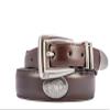 ZEP-PRO Arkansas Razorbacks Men's Dressy Leather Belt, Smooth-Brown, 42 view 4
