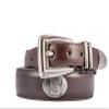 ZEP-PRO NC State Wolfpack Men's Dressy Leather Belt, Smooth-Black, 44 view 3