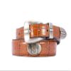 ZEP-PRO NC State Wolfpack Men's Dressy Leather Belt, Smooth-Black, 44 view 4