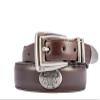ZEP-PRO Texas A&M Aggies Men's Dressy Leather Belt, Smooth-Brown, 42 view 1