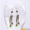 GEM-inside Earrings Prehnite Gemstone Beads Round Tibetan Silver Dangle Stud Hoop Fashion Jewelry for Woman 8mm view 3