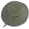 LerBen Unisex Outdoor Travel Sport Wide Brim Sun Hat Travel Fishing Cap Green view 1