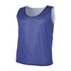 Badger Sports Pro Mesh Adult Reversible Tank, Royal/White, LG view 1