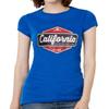 California Sun Surf Fun Womens Short-Sleeve T-Shirt - Royal - 2X-Large view 1