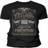 60th Birthday Gift Shirt for Men - Vintage 1966 Aged to Perfection - Black-001-Md view 1