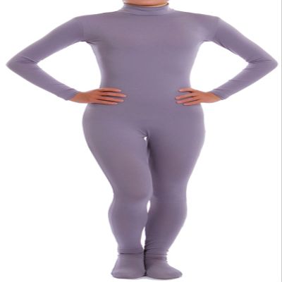 VSVO Spandex Zentai Unitard Catsuit for Adults and Children (XX-Large, Dark Grey)
