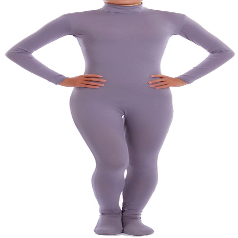 VSVO Spandex Zentai Unitard Catsuit for Adults and Children (XX-Large, Dark Grey)