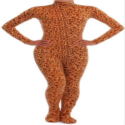 VSVO Spandex Zentai Unitard Catsuit for Adults and Children (X-Large, Leopard)
