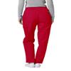 Adar Uniforms Universal Scrubs for Women - Tapered Cargo Scrub Pants 506P Red L view 2