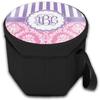 YouCustomizeIt Personalized Pink & Purple Damask Collapsible Cooler & Seat view 2