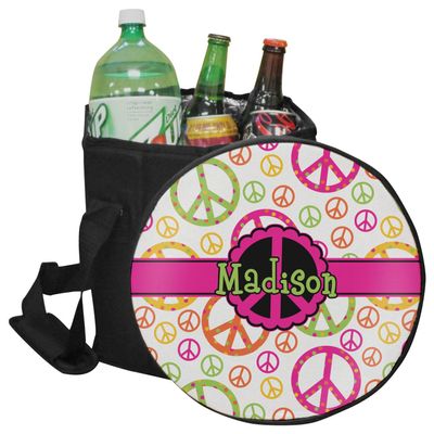 RNK Shops Personalized Peace Sign Collapsible Cooler & Seat