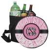 YouCustomizeIt Personalized Zebra & Floral Collapsible Cooler & Seat view 1