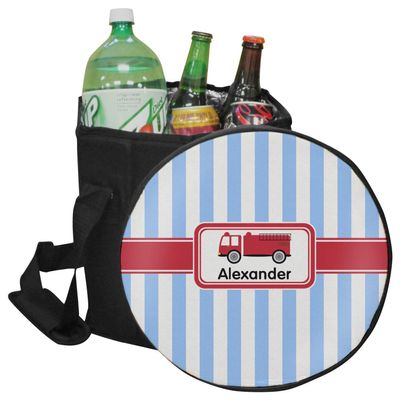 YouCustomizeIt Personalized Firetruck Collapsible Cooler & Seat
