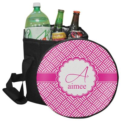 YouCustomizeIt Personalized Square Weave Collapsible Cooler & Seat