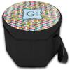 YouCustomizeIt Personalized Retro Pixel Squares Collapsible Cooler & Seat view 2