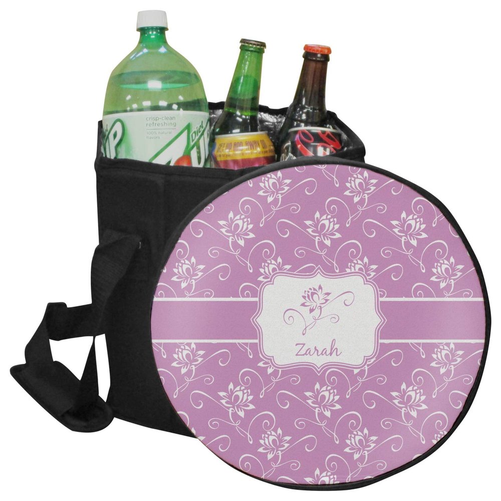YouCustomizeIt Personalized Lotus Flowers Collapsible Cooler & Seat