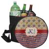 RNK Shops Personalized Vintage Stars & Stripes Collapsible Cooler & Seat view 1